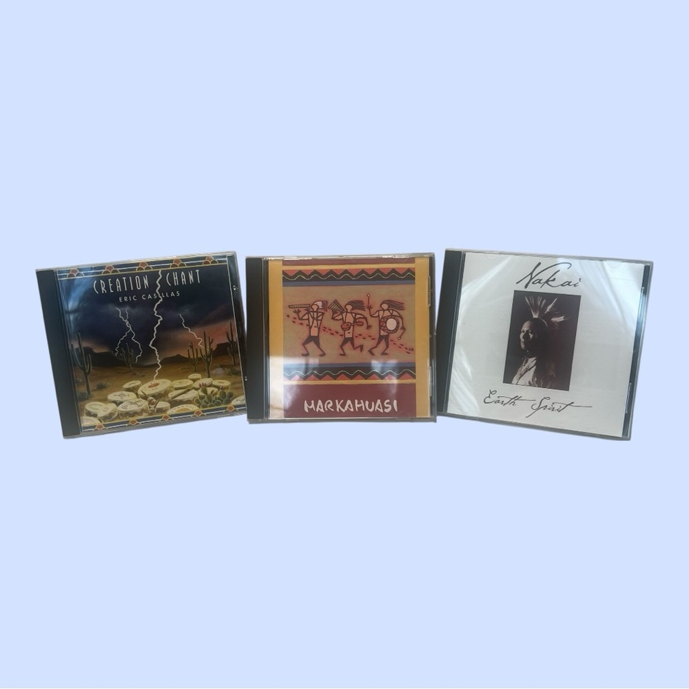 Native American Music and Andean Music CD Bundle‎